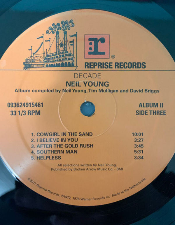 Thumbnail: NEIL YOUNG - Triple LP Set on Black Gatefold Vinyl