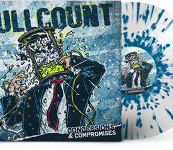 Thumbnail: FULLCOUNT - Concessions & Compromises (LP) Clear w/Blue Splatter Vinyl