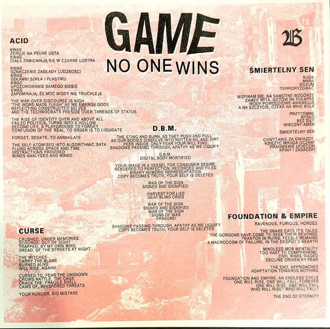Thumbnail: GAME - No One Wins (LP) Black Vinyl