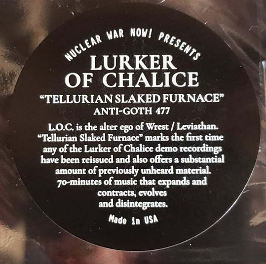 Thumbnail: LURKER OF CHALICE - Tellurian Slaked Furnace (CD) Jewel Case