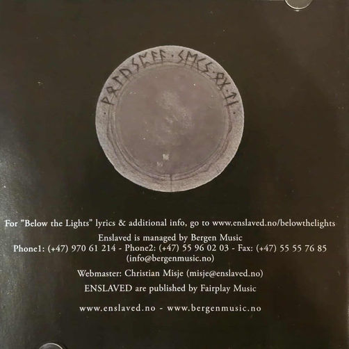 Thumbnail: ENSLAVED – Below The Lights (CD) Jewel Case