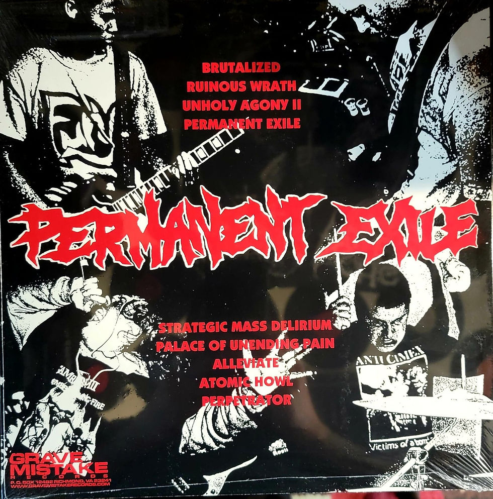 Thumbnail: RED DEATH - Permanent Exile (LP) Black Vinyl