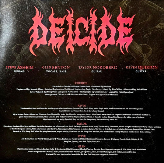 Thumbnail: DEICIDE - Banished By Sin (LP) Opaque Red Gatefold Vinyl