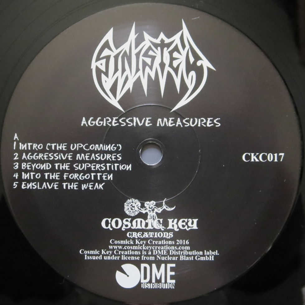 Thumbnail: SINISTER – Aggressive Measures (LP) Limited Black Vinyl