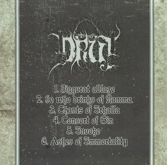 Thumbnail: DRUJ - Chants To Irkalla (CD) Jewel Case