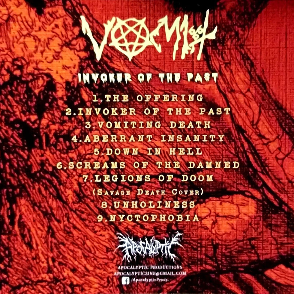 Thumbnail: VOMIT – Invoker Of The Past (CD) Jewel Case