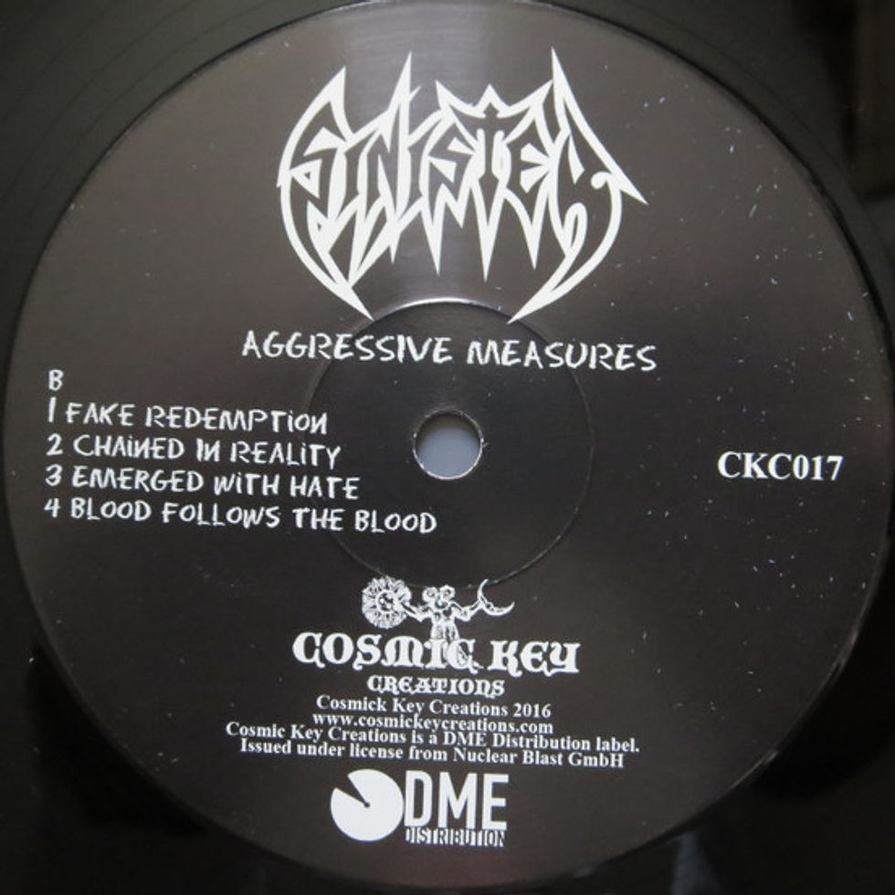 Thumbnail: SINISTER – Aggressive Measures (LP) Limited Black Vinyl