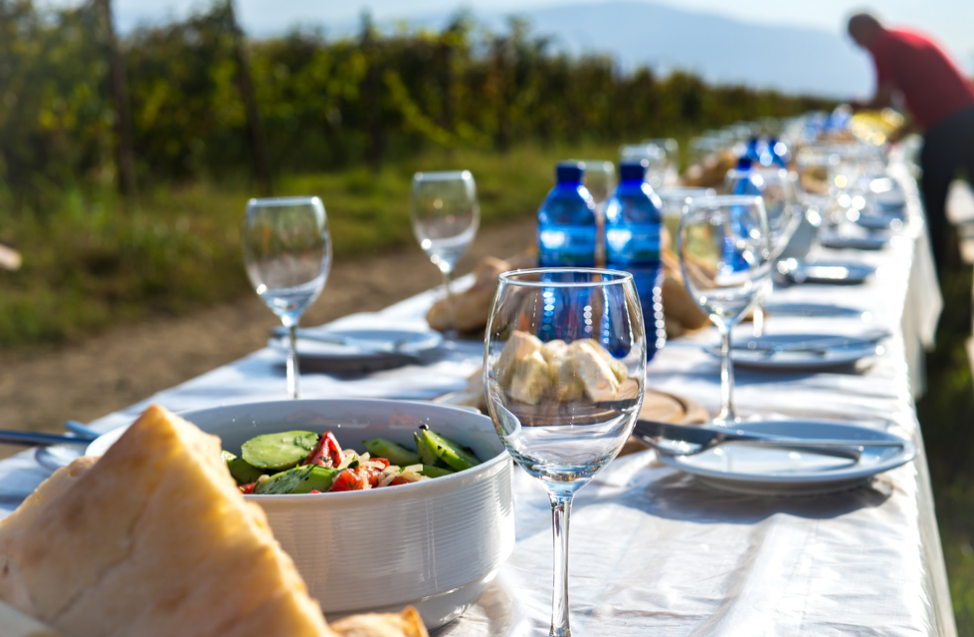 Destination-specific dining can be as simply elegant as featuring a specialty wine selection from a nearby winery...or it can be as pared-down as using locally sourced fruits and vegetables.