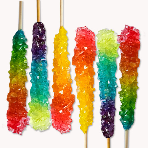 Tie Dye Rock Candy | Espeez Candy