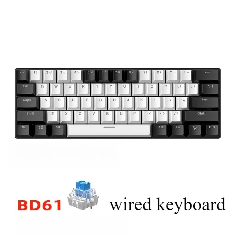 Miniatura: Teclado mecanico 60% gaming keyboard gamer mechanical keyboards pc teclados lapt