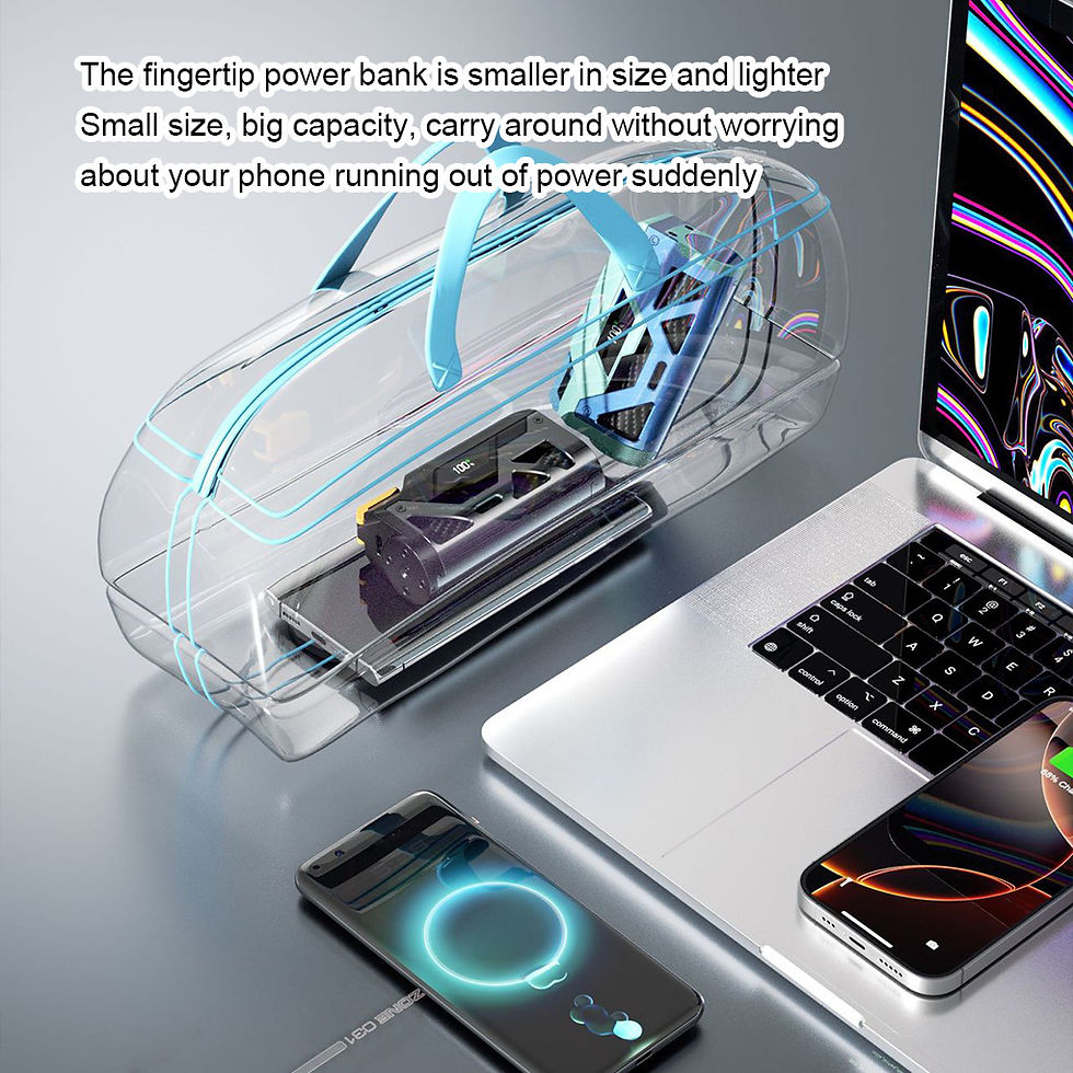 Miniatura: 5000mAh Capsule Power Bank Dual Plug Mecha Style Tail Plug Power Bank Fast Charg