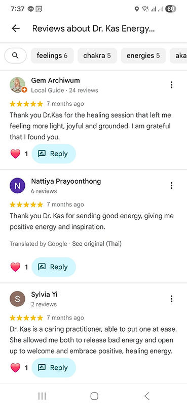 Dr. Kas Energy Healing Reiki Grandmaster Remote Healing and In-Person Thailand. Quantum Hypnotherapy. Hypnosis. Akashic Records Healing Reading. Light Language. Chakras Healing. Chakras Balancing. Clear energy. Clear Spells. Shields. Energetic Reset. Attunements. Activations. Emotions Code. Dr. Bradley Neilson. Dr. Joe Dispenza. Law of attraction. Money Reiki. Money Activation. Manifest Wealth. Manifest Love. Find Love. Relationship Healing Therapy. PTSD ADHD Healing. Trauma Healing. Soul Contract Soul Purpose. Awakening. Spiritual Path. Autistic Autisum Healing. Remote Healing. Reiki Energy Healing Bangkok Thailand.