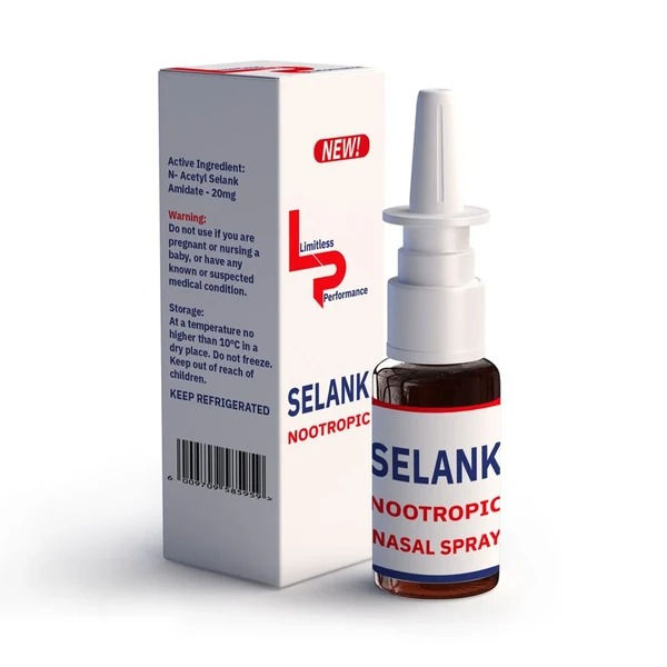Limitless Performance – Selank – Nootropic Nasal Spray - 24mg / 14ml