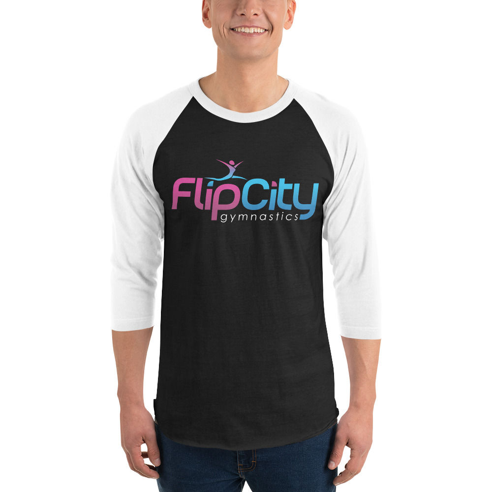 Adult 3/4 Sleeve Raglan Shirt