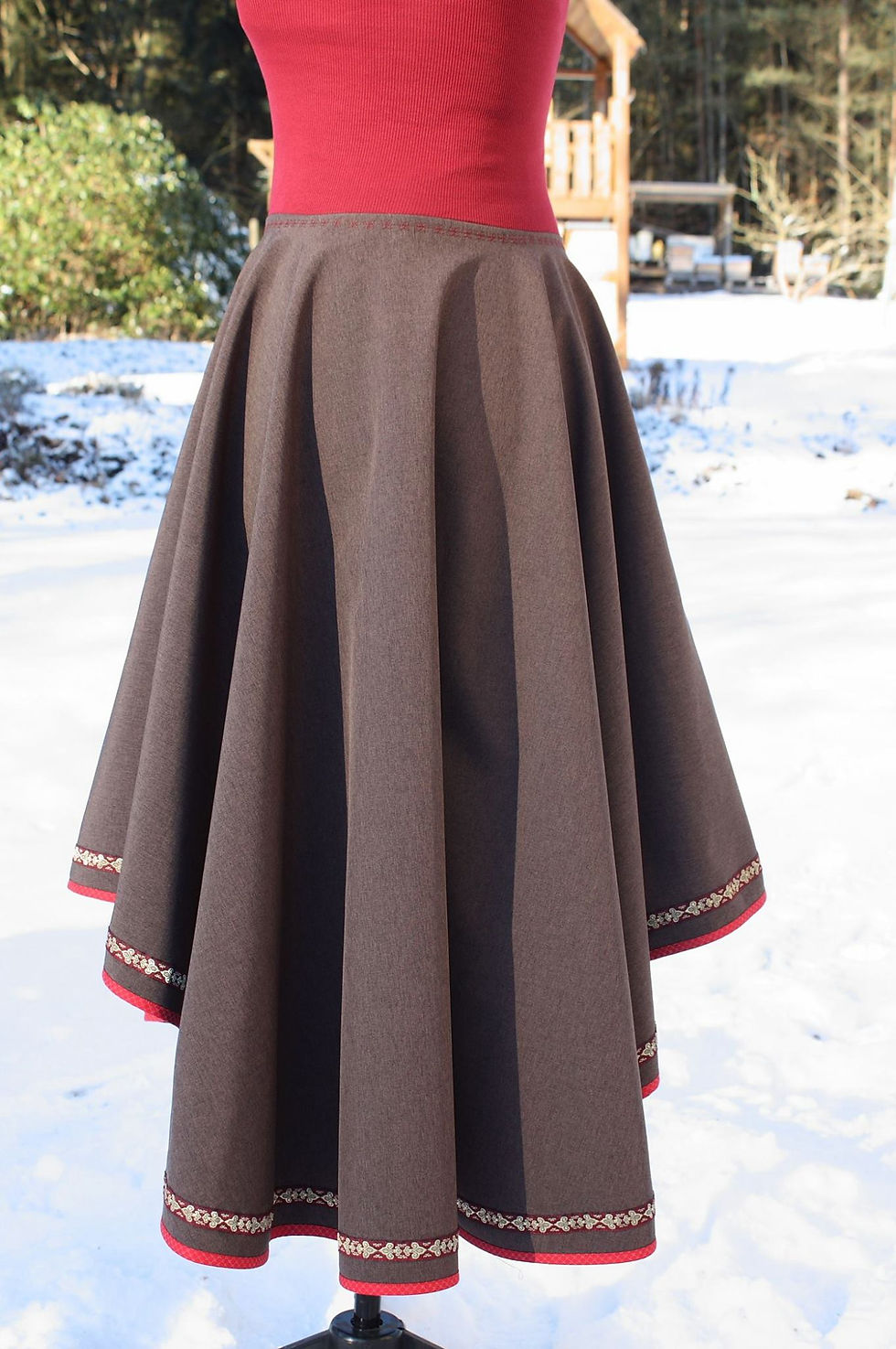 Softshell Melange Braun