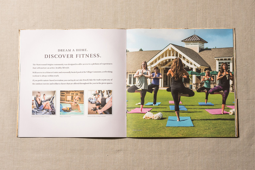 Watersound Origins Brochure designed by Brand Focus Marketing agency