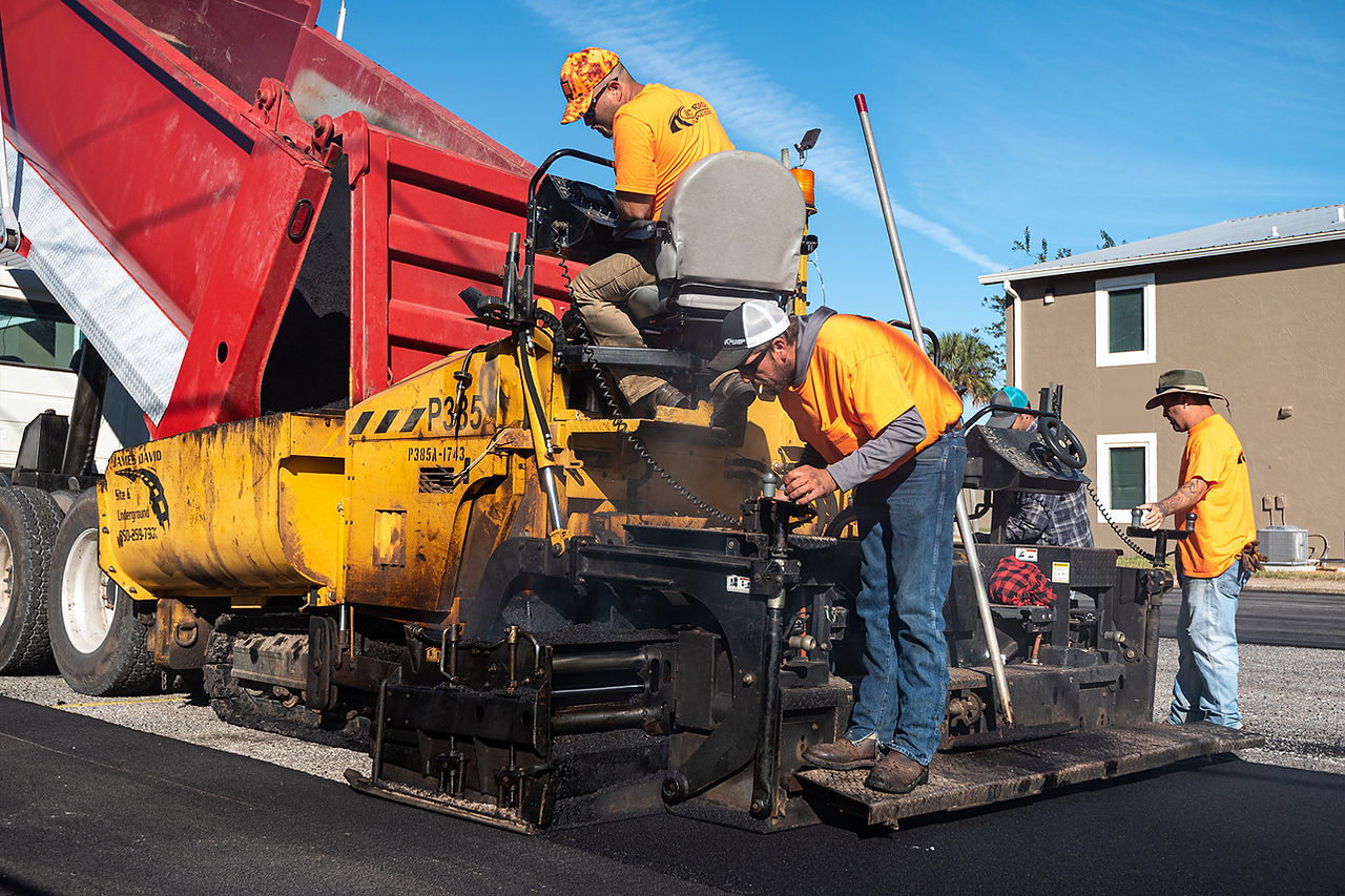 West Florida Asphalt On-Site Photography