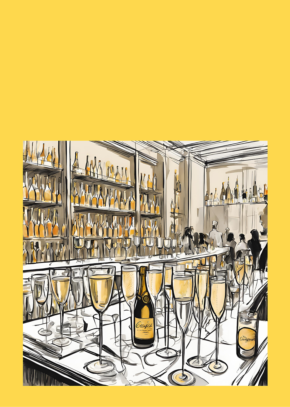 A Pop-up Champagne Bar