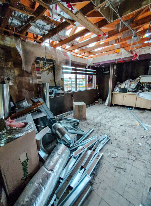 interior reconstruction of a McDonalds restaurant located in Dryden Ontario