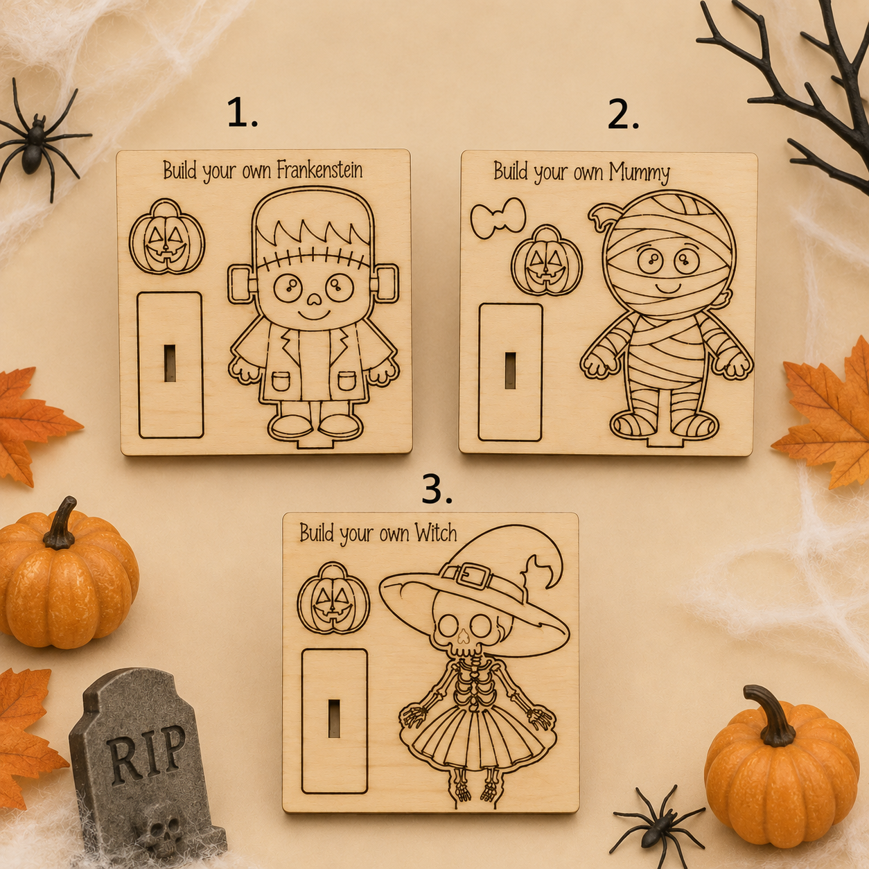 Build Your Own Halloween Character