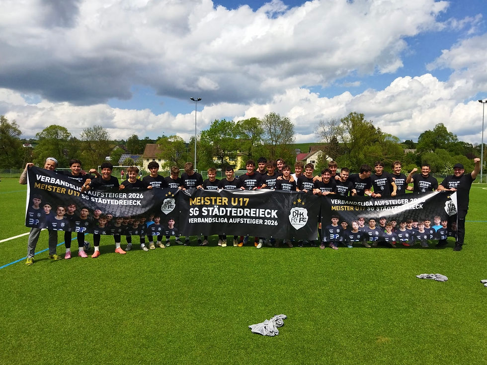 B1-Junioren feiern Aufstieg in die Verbandsliga