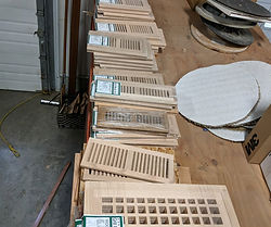 Wood grates