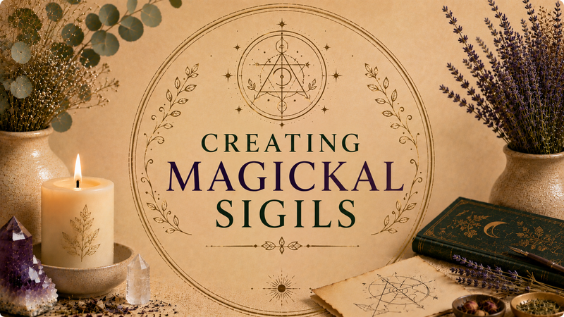 Creating Magickal Sigils online course with Mystic Market in New Boston, NH.