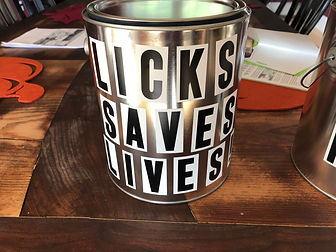 Bucket with licks save lives