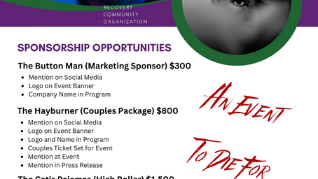 Murder Mystery Fundraiser - Sponsorship Opportunities! 