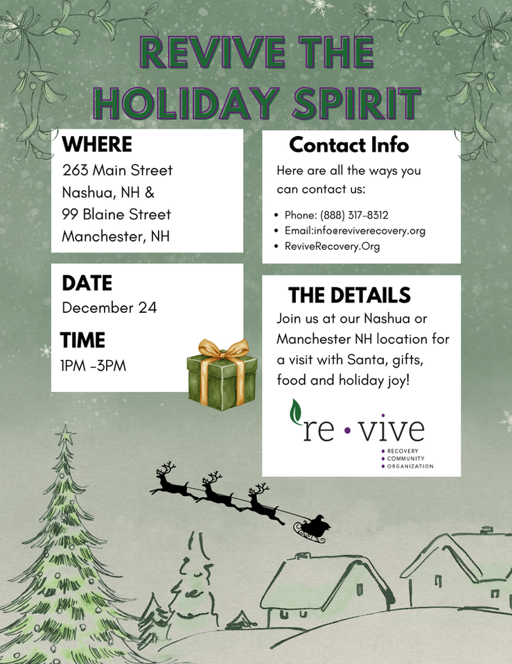 Revive Recovery Internal Flyer