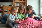 Kids and parents playing with pink kinetic sand_edited.jpg