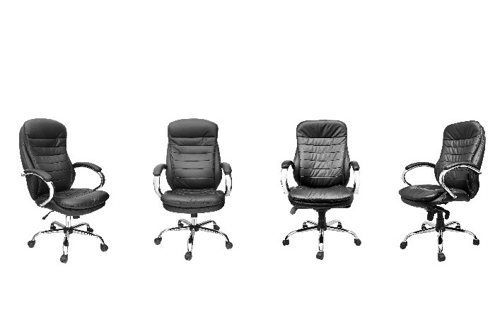 Black office chairs