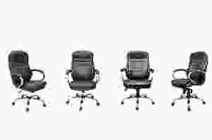 Black office chairs