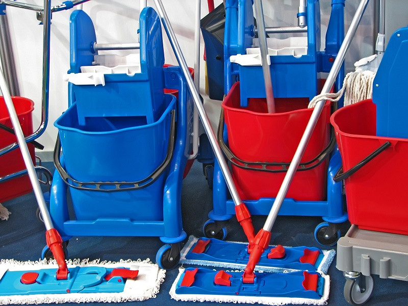 Mopping Buckets and Mops