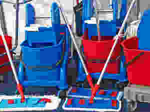 Mopping Buckets and Mops