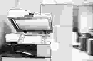 Copy machine in office
