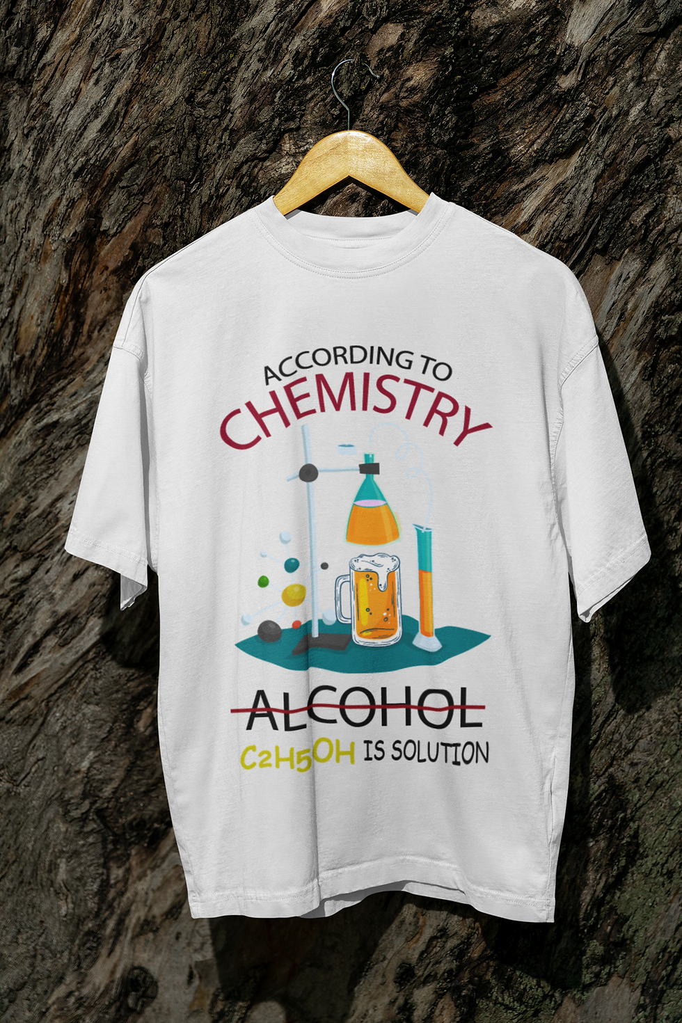 Thumbnail: Alcohol is solution Oversized T-Shirt