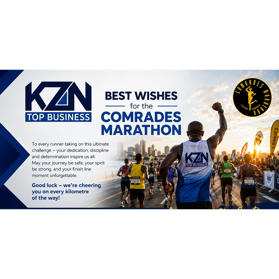 KZN Top Business Extends Best Wishes to All Comrades Marathon Participants