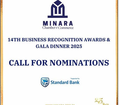 CALL FOR NOMINATIONS! MINARA BUSINESS RECOGNITION AWARDS 2025
