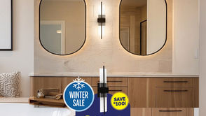 Brighten Your Home This Winter with the Chloe Black LED Wall Light