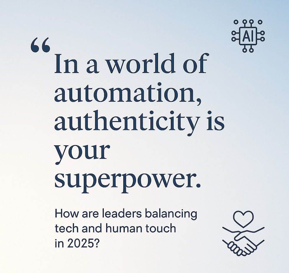 As we navigate the complexities of 2025, one question continues to rise to the surface:How are today’s leaders balancing the relentless rise of technology with the timeless need for human connection?