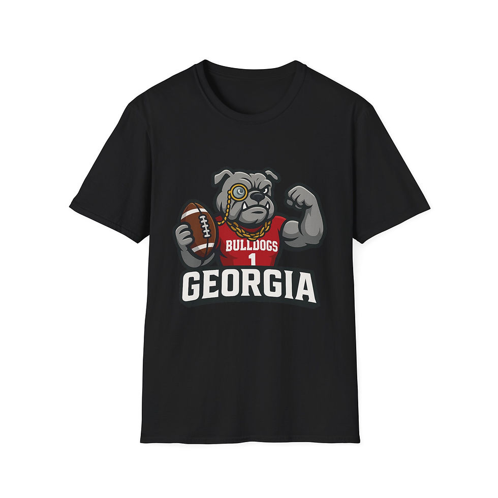 Thumbnail: Georgia Bulldogs T-Shirt, Unisex Football Apparel, Game Day Tee
