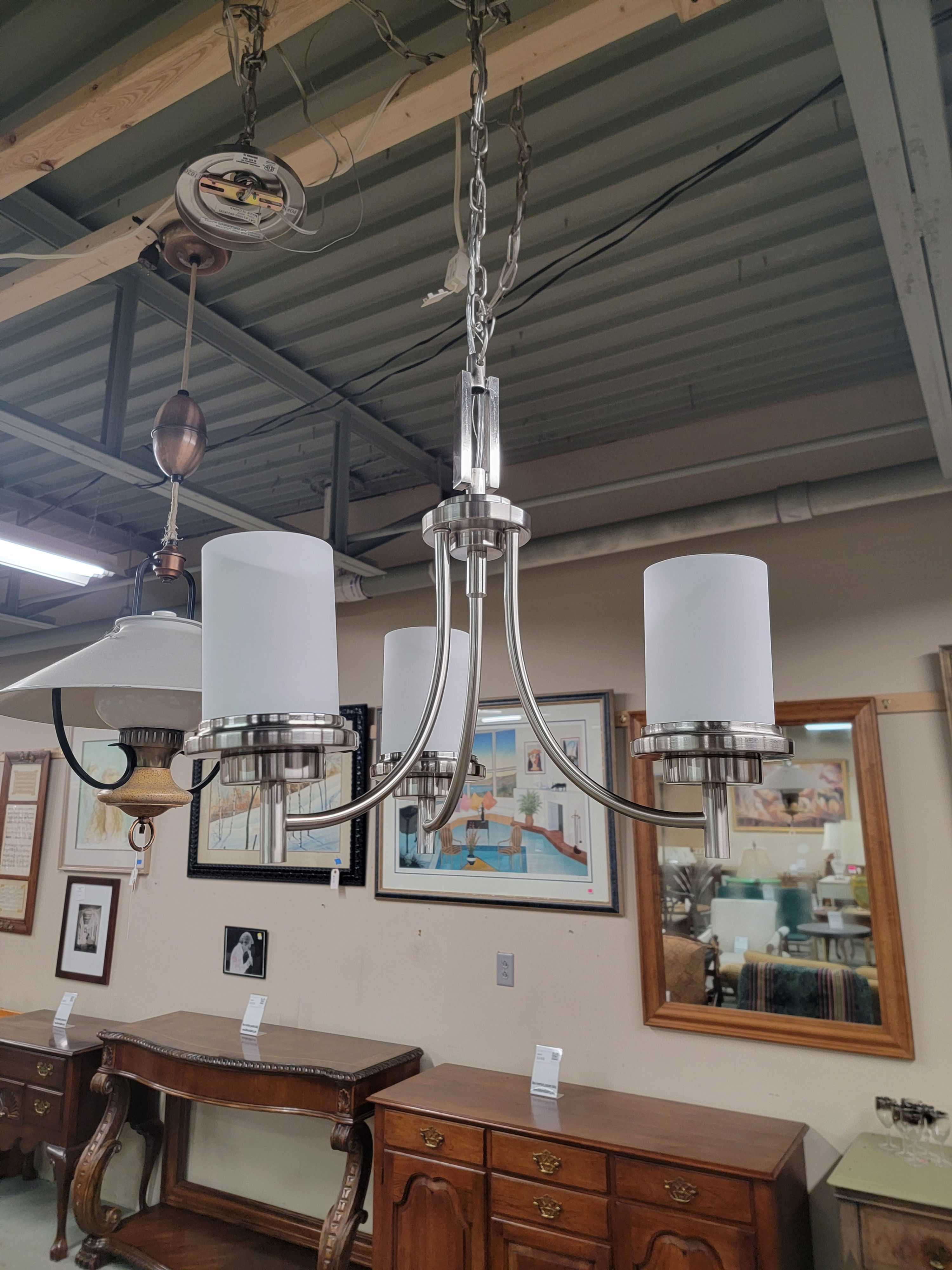 Generation Lighting 100W Chandelier with Frosted Shades #CO-220