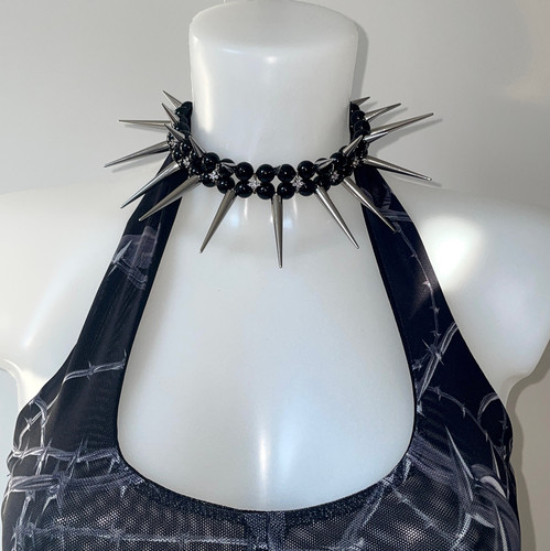 国内で当店のみ 666999 - ‘Desire’ double spikes Necklace Desire' double spikes Necklace (3 different colors ) | 666999acc