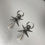 Miniature : Chrome Thorn Tear Earrings