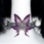 Thumbnail: Spiked Dark Angel 3D printed Orchid pearls Choker