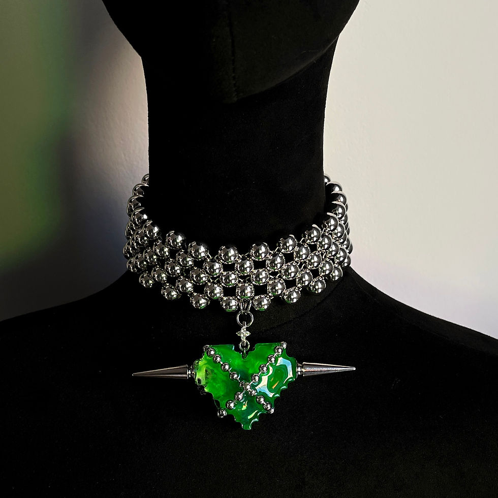 Thumbnail: CyberAcid Heart choker 