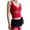 Miniaturbild: HEAVY METAL- metal logo Shining red Squared neck Top