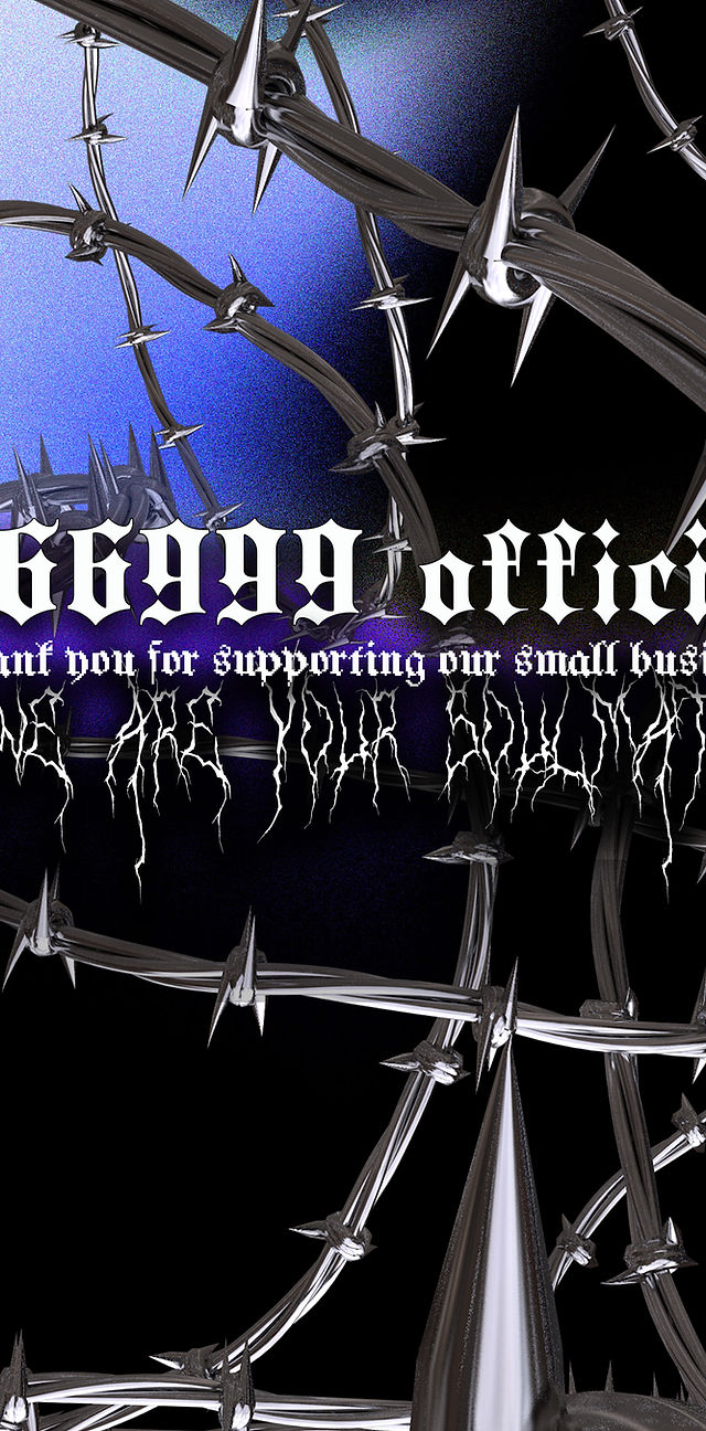 国内で当店のみ 666999 - Fangs & Forge double chain necklace Fangs & Forge double chain necklace | 666999acc