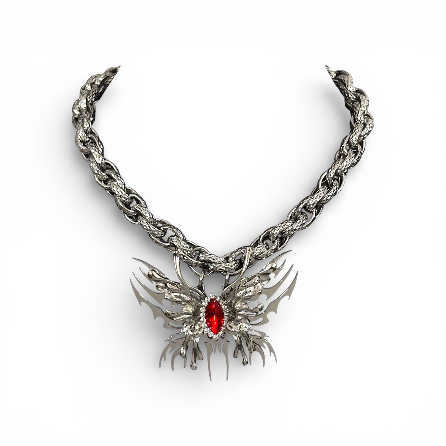 THE WINGED EYE— Blood necklace